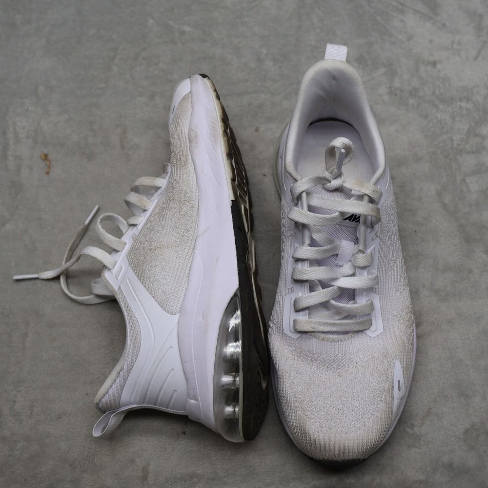 Avia Women 9 Athletic Shoes White Mesh Memory Foam Running Training Gym Sneakers